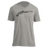 Unisex V Neck Poly-Rich Tee Thumbnail