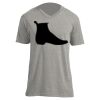 Unisex V Neck Poly-Rich Tee Thumbnail