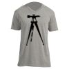 Unisex V Neck Poly-Rich Tee Thumbnail