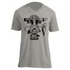 Unisex V Neck Poly-Rich Tee Thumbnail