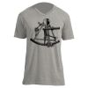 Unisex V Neck Poly-Rich Tee Thumbnail