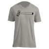 Unisex V Neck Poly-Rich Tee Thumbnail