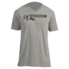 Unisex V Neck Poly-Rich Tee Thumbnail