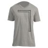 Unisex V Neck Poly-Rich Tee Thumbnail