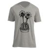 Unisex V Neck Poly-Rich Tee Thumbnail