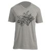 Unisex V Neck Poly-Rich Tee Thumbnail
