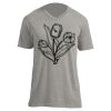 Unisex V Neck Poly-Rich Tee Thumbnail