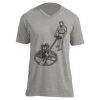 Unisex V Neck Poly-Rich Tee Thumbnail