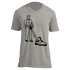 Unisex V Neck Poly-Rich Tee Thumbnail