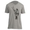 Unisex V Neck Poly-Rich Tee Thumbnail