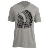 Unisex V Neck Poly-Rich Tee Thumbnail
