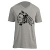 Unisex V Neck Poly-Rich Tee Thumbnail