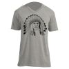 Unisex V Neck Poly-Rich Tee Thumbnail