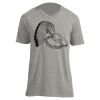 Unisex V Neck Poly-Rich Tee Thumbnail