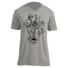 Unisex V Neck Poly-Rich Tee Thumbnail