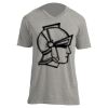 Unisex V Neck Poly-Rich Tee Thumbnail