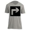 Unisex V Neck Poly-Rich Tee Thumbnail