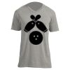 Unisex V Neck Poly-Rich Tee Thumbnail