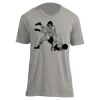 Unisex V Neck Poly-Rich Tee Thumbnail