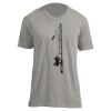 Unisex V Neck Poly-Rich Tee Thumbnail