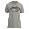 Unisex V Neck Poly-Rich Tee Thumbnail