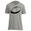 Unisex V Neck Poly-Rich Tee Thumbnail