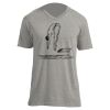 Unisex V Neck Poly-Rich Tee Thumbnail