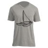 Unisex V Neck Poly-Rich Tee Thumbnail