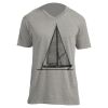 Unisex V Neck Poly-Rich Tee Thumbnail