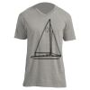 Unisex V Neck Poly-Rich Tee Thumbnail