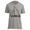 Unisex V Neck Poly-Rich Tee Thumbnail