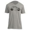 Unisex V Neck Poly-Rich Tee Thumbnail