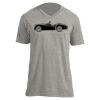 Unisex V Neck Poly-Rich Tee Thumbnail