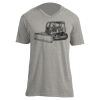 Unisex V Neck Poly-Rich Tee Thumbnail