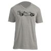 Unisex V Neck Poly-Rich Tee Thumbnail