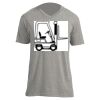 Unisex V Neck Poly-Rich Tee Thumbnail