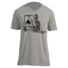 Unisex V Neck Poly-Rich Tee Thumbnail