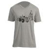 Unisex V Neck Poly-Rich Tee Thumbnail