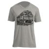 Unisex V Neck Poly-Rich Tee Thumbnail