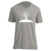 Unisex V Neck Poly-Rich Tee Thumbnail