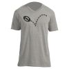Unisex V Neck Poly-Rich Tee Thumbnail