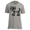 Unisex V Neck Poly-Rich Tee Thumbnail