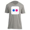 Unisex V Neck Poly-Rich Tee Thumbnail