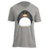 Unisex V Neck Poly-Rich Tee Thumbnail