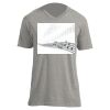 Unisex V Neck Poly-Rich Tee Thumbnail