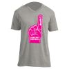 Unisex V Neck Poly-Rich Tee Thumbnail