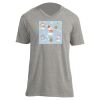 Unisex V Neck Poly-Rich Tee Thumbnail