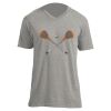 Unisex V Neck Poly-Rich Tee Thumbnail