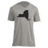 Unisex V Neck Poly-Rich Tee Thumbnail