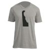 Unisex V Neck Poly-Rich Tee Thumbnail